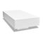 Table Basse, Table De Salon Blanc Brillant 115x55x31 Cm Mdf