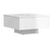 Table Basse, Table De Salon Blanc Brillant 60x60x31,5 Cm Bois D'ingénierie