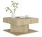 Table Basse, Table De Salon Chêne Sonoma 57x57x30 Cm Bois D’ingénierie