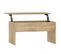 Table Basse, Table De Salon Chêne Sonoma 80x50,5x41,5 Cm Bois D'ingénierie