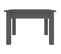 Table Basse, Table De Salon Gris 45x45x30 Cm Bois Massif De Pin