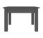 Table Basse, Table De Salon Gris 45x45x30 Cm Bois Massif De Pin