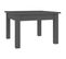 Table Basse, Table De Salon Gris 45x45x30 Cm Bois Massif De Pin