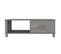 Table Basse, Table De Salon Gris Clair 100x55x35 Cm Bois Massif De Pin