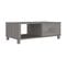 Table Basse, Table De Salon Gris Clair 100x55x35 Cm Bois Massif De Pin