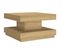 Table Basse, Table De Salon Marron Clair 60x60x35 Cm Mdf