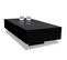 Table Basse, Table De Salon Noir Brillant 115x55x31 Cm