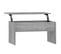 Table Basse, Table De Salon Sonoma Gris 80x50,5x41,5 Cm Bois D'ingénierie