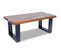 Table Basse, Table De Salon Teck Résine 100x50 Cm