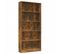 Bibliothèque, Étagère, Meuble De Rangement 5 Niveaux Chêne Fumé 80x24x175cm Bois D'ingénierie