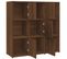 Bibliothèque, Étagère, Meuble De Rangement Chêne Marron 90x30x90 Cm Bois D'ingénierie