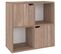 Bibliothèque, Étagère, Meuble De Rangement Chêne Sonoma Gris 60x27,5x59,5cm Bois D’ingénierie