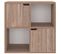 Bibliothèque, Étagère, Meuble De Rangement Chêne Sonoma Gris 60x27,5x59,5cm Bois D’ingénierie