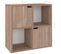 Bibliothèque, Étagère, Meuble De Rangement Chêne Sonoma Gris 60x27,5x59,5cm Bois D’ingénierie