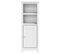 Armoire De Salle De Bain - Armoire De Toilette - Meuble De Rangement Blanc 40x34x110 Cm Pin Massif