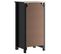 Armoire De Salle De Bain - Armoire De Toilette - Meuble De Rangement Noir 40x34x80 Cm Pin Massif