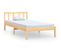 Lit Contemporain Simple - Cadre De Lit Bois De Pin Massif 90x190 Cm Simple