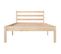 Lit Contemporain Simple - Cadre De Lit Bois De Pin Massif 90x190 Cm Simple