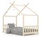 Lit Enfant - Lit Simple Contemporain - Cadre De Lit Bois De Pin Massif 70x140 Cm