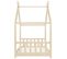 Lit Enfant - Lit Simple Contemporain - Cadre De Lit Bois De Pin Massif 70x140 Cm