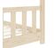 Lit Enfant - Lit Simple Contemporain - Cadre De Lit Bois De Pin Massif 70x140 Cm