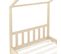 Lit Enfant - Lit Simple Contemporain - Cadre De Lit Bois De Pin Massif 70x140 Cm