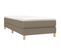 Lit Contemporain Simple - Cadre De Lit Taupe 90x200 Cm Tissu