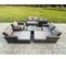 Salon De Jardin En Rotin 8 Pièces Ave 2 Grand Tabouret Table D'appoint Gris Foncé