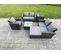 Salon De Jardin En Rotin Ave Table Basse Chaise Grand Tabouret Table D'appoint