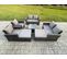 Salon De Jardin En Rotin Ave 2 Grand Tabouret Gris Foncé