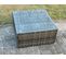 7 Places Salon De Jardin En Rotin Ave 2 Grand Tabouret Gris Foncé