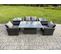 Salon De Jardin En Rotin Essgruppe Lounge Esstisch Ave 2 Table D'appoint