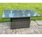 Salon De Jardin En Rotin Essgruppe Lounge Esstisch Ave 2 Table D'appoint Gris Foncé