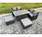 5 Pièces Salon De Jardin En Rotin Set Ave 2 Grand Tabouret