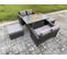 5 Pièces Salon De Jardin En Rotin Set Ave 2 Grand Tabouret