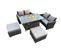 5 Pièces Salon De Jardin En Rotin Set Ave 2 Grand Tabouret