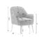 Fauteuil En Velours Doux Moderne Avec Pieds En Or - Rose