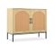 Buffet En Rotin 2 Portes - 100 x 39 x 80 cm