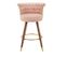 Lot de 2 Tabouret De Bar Rose