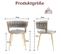 Lot De 2 Chaises En Velours - Gris