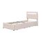 Lit Simple Pour Enfants Et Adolescents Avec Éclairage LED,(beige) 90x200 cm