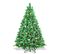 Sapin De Noël Aiguilles De Pin Avec Support Extérieur Flocage 150cm Avec LED Blanc Chaud