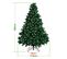 Sapin De Noël Aiguilles De Pin Avec Support Extérieur Flocage 180cm Avec LED Blanc Chaud