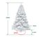 Arbre De Noël Arbre De Noël Support Sélection Flocage Blanc 120cm