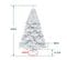 Arbre De Noël Arbre De Noël Support Sélection Flocage Blanc 150cm