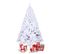 Arbre De Noël Arbre De Noël Support Sélection Flocage Blanc 180cm