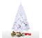 Arbre De Noël Arbre De Noël Support Sélection Flocage Blanc 180cm