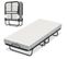 Lit Pliant Lit D'appoint 90x200cm Avec Roulettes + Matelas, Cadre En Acier,charge 150kg