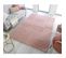 Tapis De Salon Sunrise En Laine - Rose - 160x230 Cm