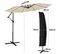 265cm Housse De Protection Pour Parasol Housse De Protection Housse De Parasol, Noir